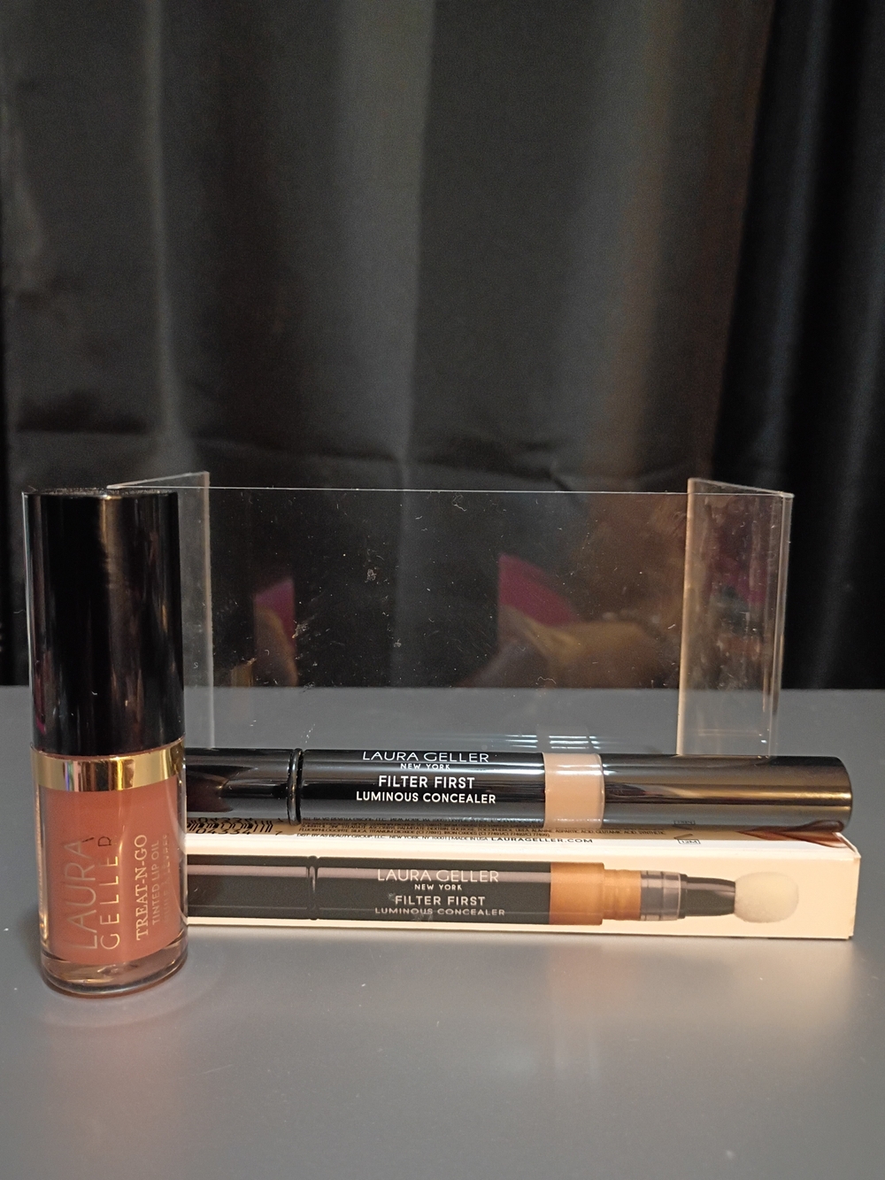 Laura Geller Filter First Luminous Concealer/ Lip Oil  Duo - Warm Beige & Tan